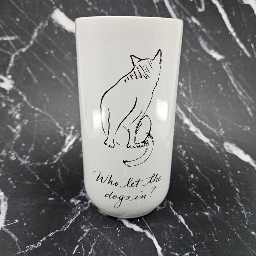 Punch Studio Who Let The Dogs In Tumbler 11 FL Oz - New